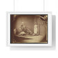 Vintage Photography, Saint George and the Dragon (1875) by Lewis Carroll , from the Original, Framed Print