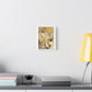 Cinematic Golden Goddess, Satin Canvas Wall Art