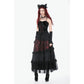 Dark in Love Dark Spliced Lace Maxi Skirt