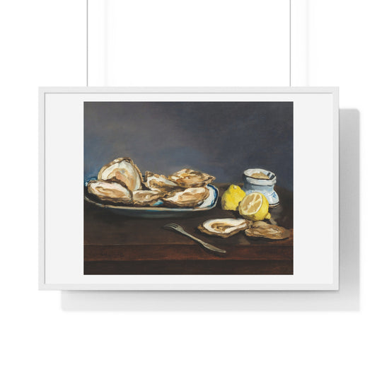 Oysters (1862) by Edouard Manet, from the Original, Framed Art Print