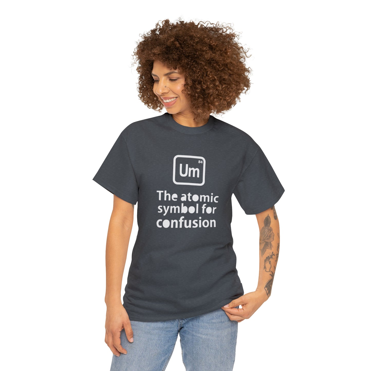 The Atomic Symbol For Confusion, Funny T-Shirt Science Student Gift