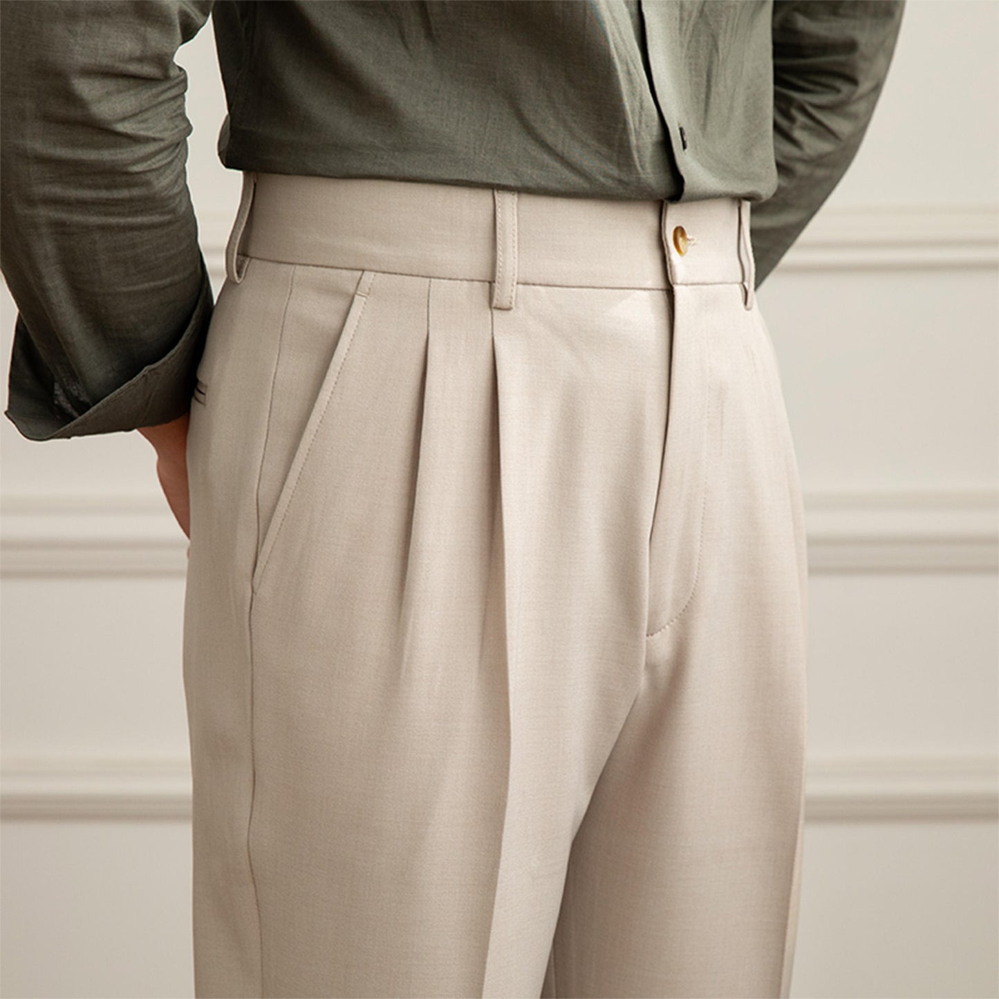 Men's British-Style Business Formal Wear Pants