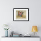 The Summer Shower, or Mademoiselle Par, a Pluye (1786) by George Stubbs, from the Original, Framed Print