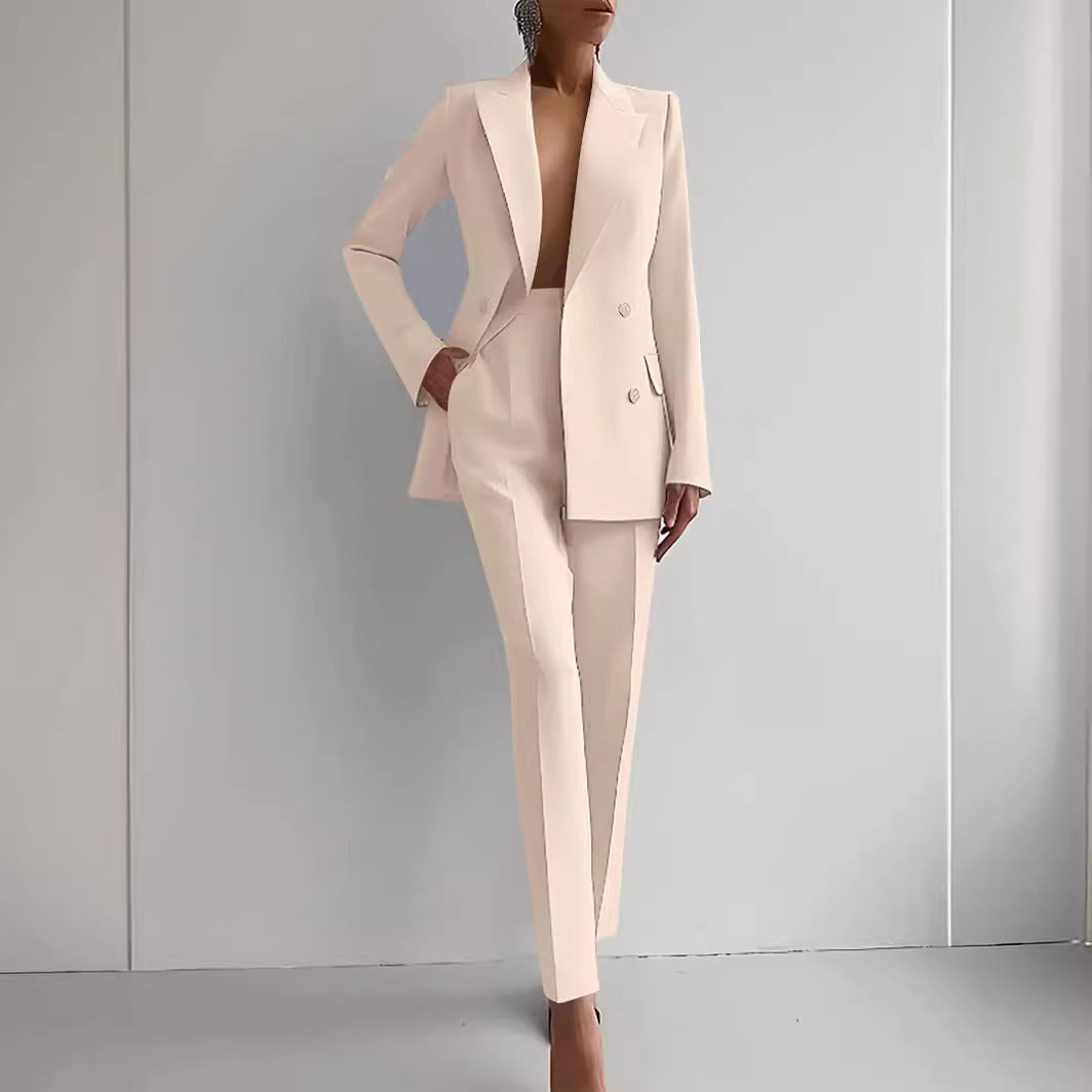Vireous Women's Classic Trouser Suit, Business Suit, Multi Colours
