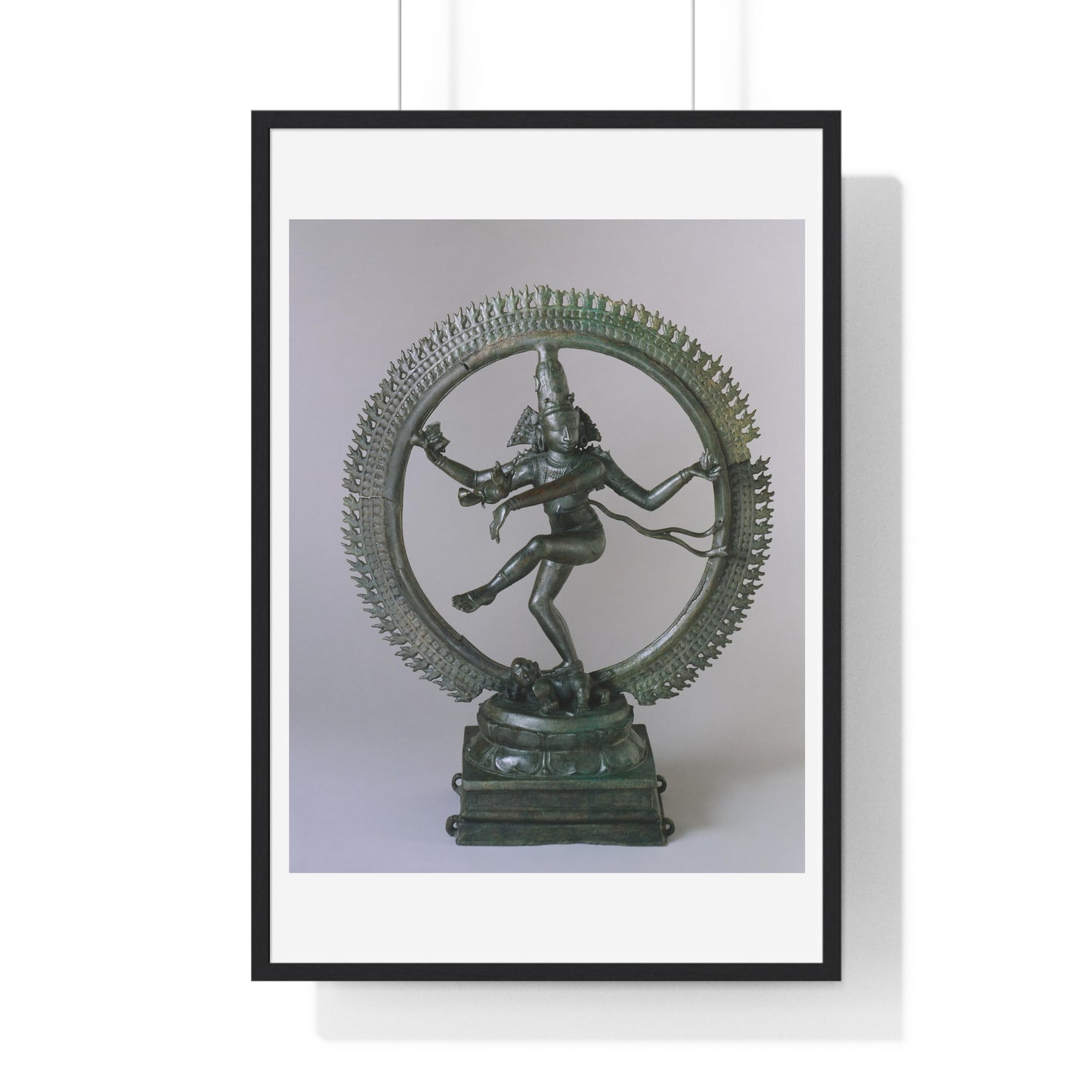 Shiva, King of Dancers, Performing the Dance of Cosmic Bliss, from the Original, Framed Art Print