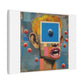 Twisted Portrait, Abstract Art Print on Canvas