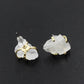 Healing Crystal Stud Earrings Irregular Natural Form