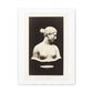 Bust of Greek Slave Photographic Art (1846) by Hiram Powers, from the Original, Print on Canvas