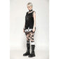Dark in Love Yvette Black Distressed Graphic Tank Top
