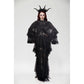 Dark in Love Zuri Vintage Lace Cape with Flowing Sleeves