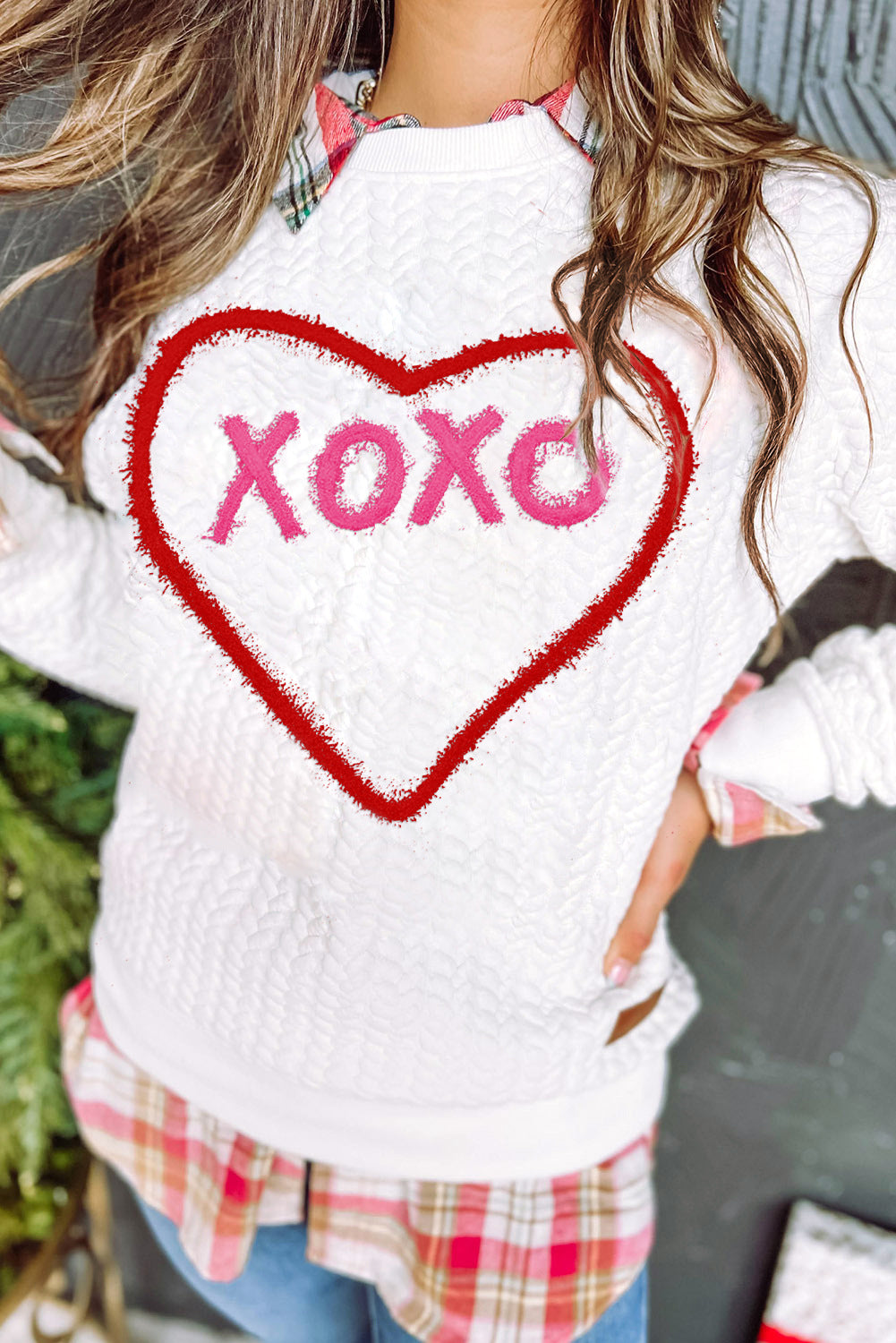 Love Letter XOXO Multi-Coloured Long-Sleeve Sweater