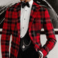 Men's British-Style Blazer, Plaid and Tartan