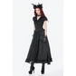 Dark in Love Belladonna Floor-Length Vintage Skirt