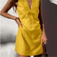 Vireous Summer Classic Cotton and Linen Sleeveless Mini Dress, Multi Colours