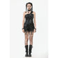 Dark in Love Vespera One-Shoulder Spiked Faux Leather Corset Top