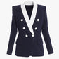 Women's Fashion Tailored Double-Breasted Jacket