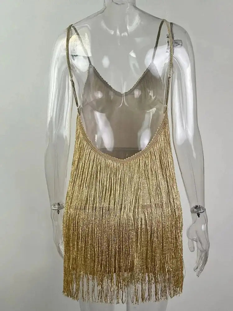 GlamourFête 1920s Vintage Short Party Dress