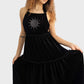 Killstar Ascended Velvet Maxi Pinafore Dress