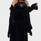 Killstar Ascended Velvet Maxi Pinafore Dress
