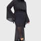 Killstar Astralune High Neck Flared-Sleeve Top