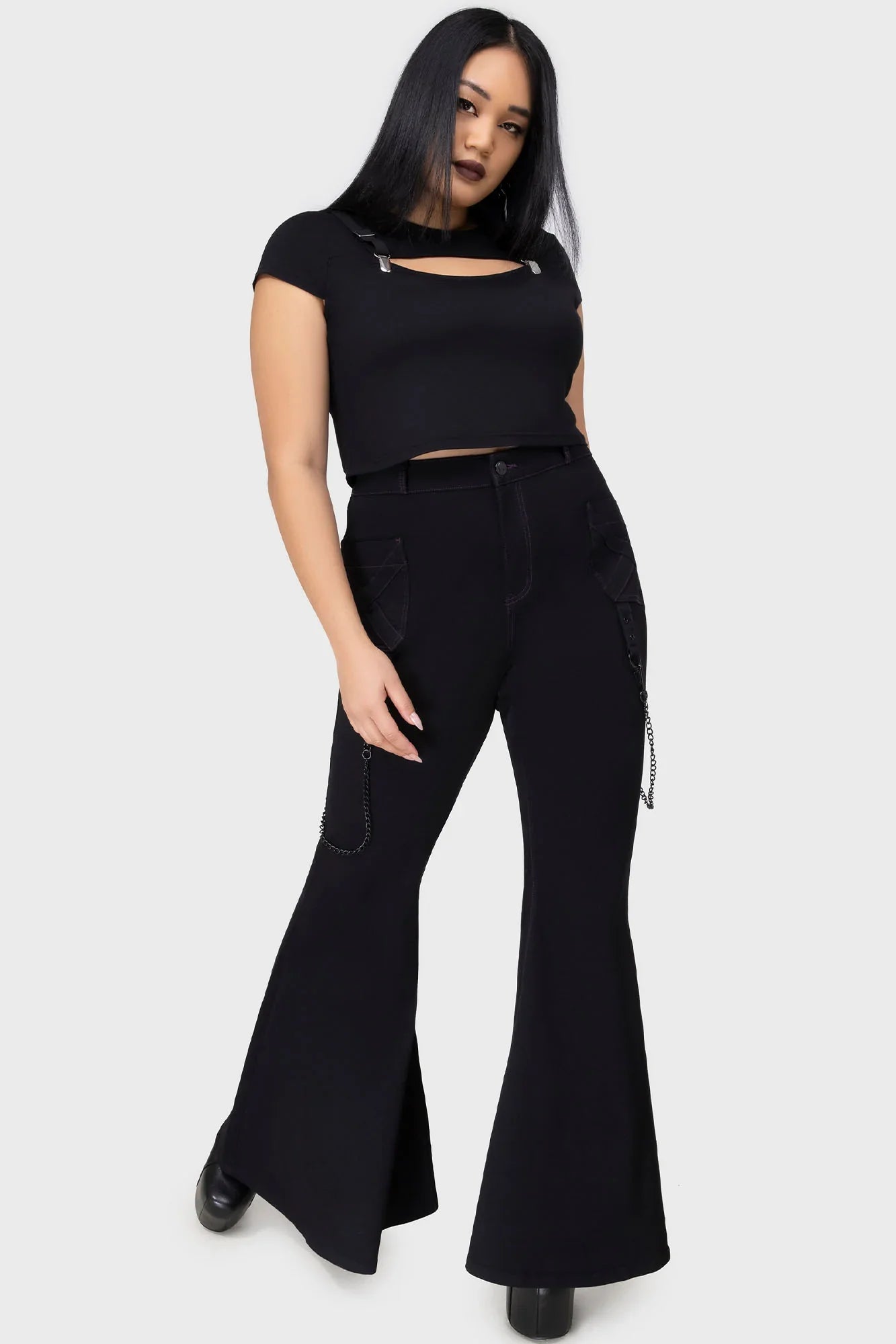 Killstar Beliala Fit and Flare Trousers