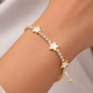 Trella Luxe 18K Gold-Plated Star Tennis Bracelet