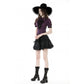 Dark In Love Druantia Blouse in Purple
