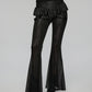 Punk Rave Bellatrix Goth Flared Pants in Black