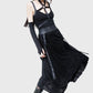 Killstar Gloomara Textured Jersey Skirt