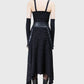 Killstar Gloomara Textured Jersey Skirt