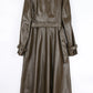 Nerazzurri Long White Leather Women's Coat, Catwalk Collection