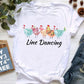 Funny Chicken Graphic 'Love' and 'Peace' T-Shirt, Multi Designs