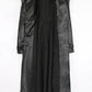 Nerazzurri Long White Leather Women's Coat, Catwalk Collection