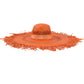 Women's Summer Raffia Hat, Wide Brimmed Sun Protection, Popping Colours