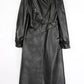 Nerazzurri Long White Leather Women's Coat, Catwalk Collection