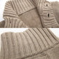 Vireous Men's High Collar Woollen Cardigan