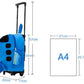 Airplane Design Kid's Rolling Backpack, Double-Use Travel Trolley