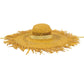 Women's Summer Raffia Hat, Wide Brimmed Sun Protection, Popping Colours