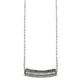 Bold Necklace, Pave Zirconia Setting