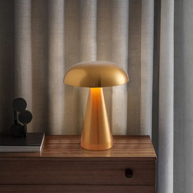 Stella Rechargeable Sleek Metallic Table Lamp