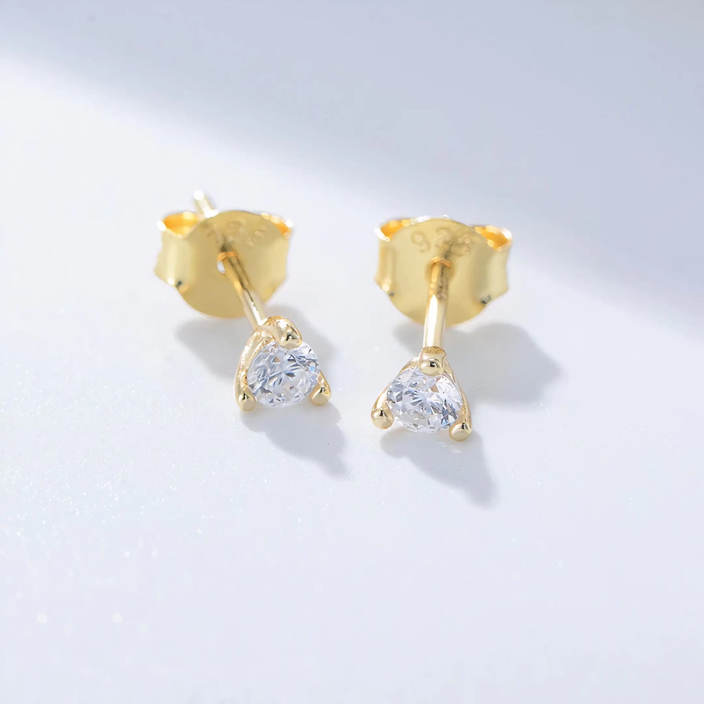 Amalia Earrings, Elegant Cubic Zirconia Studs