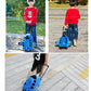 Airplane Design Kid's Rolling Backpack, Double-Use Travel Trolley