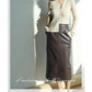 Nerazzurri High-Waist Faux Leather Fashion Skirt, Plus Sizes
