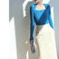 Nerazzurri High-Waist Faux Leather Fashion Skirt, Plus Sizes