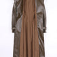 Nerazzurri Long White Leather Women's Coat, Catwalk Collection