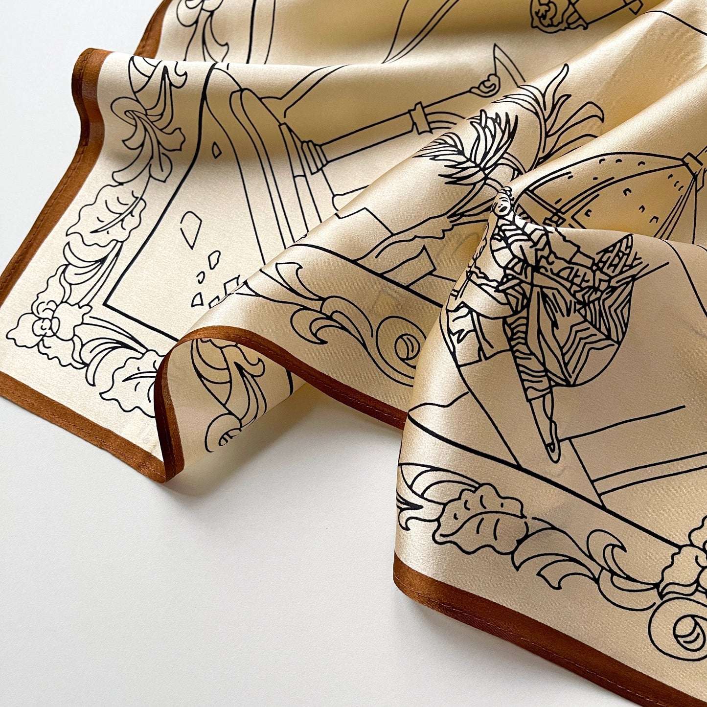 City Walk Silk Square Scarf, Women's 53cm Bandana