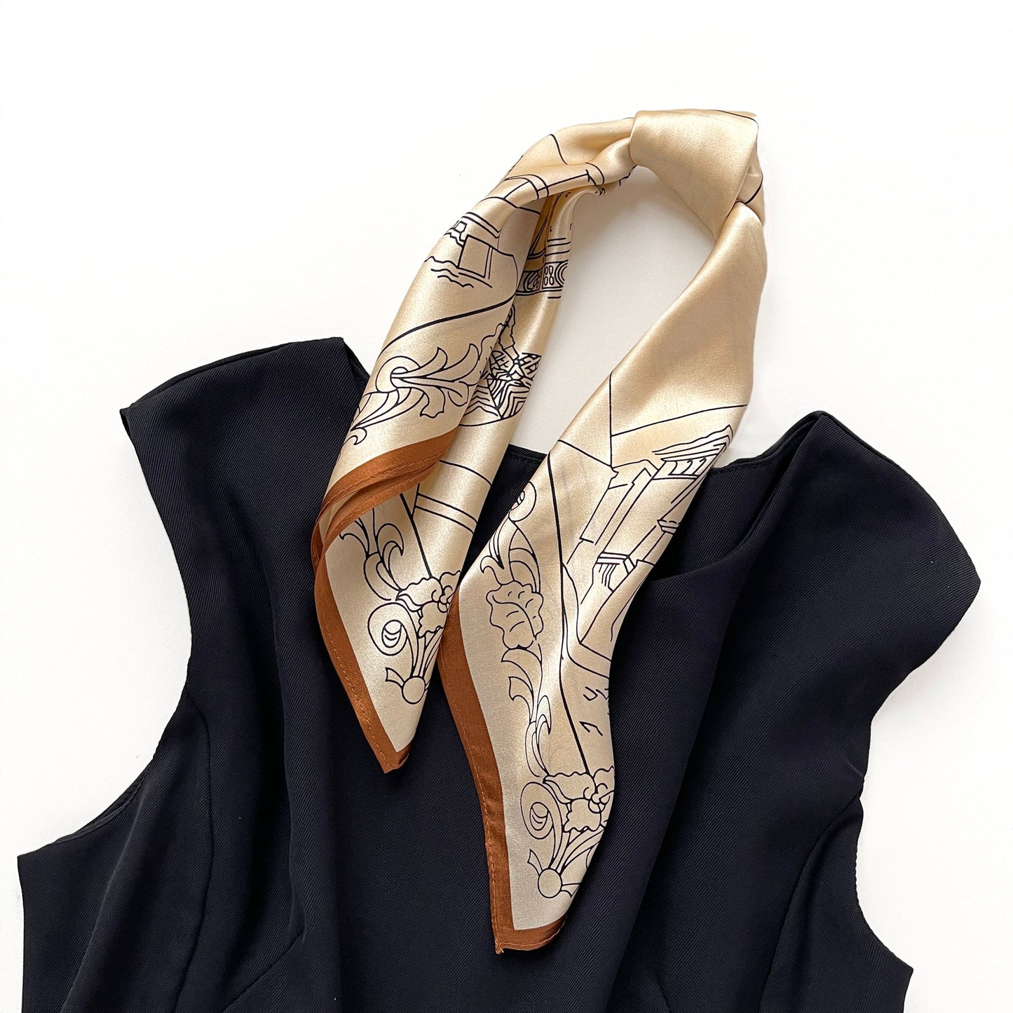 City Walk Silk Square Scarf, Women's 53cm Bandana