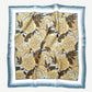 Peony Bloom Silk Scarf, 65cm Hand-Rolled Bandana Scarf