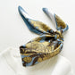 Peony Bloom Silk Scarf, 65cm Hand-Rolled Bandana Scarf