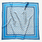 Geometric Petals Silk Scarf, 90cm Women's Head Scarf
